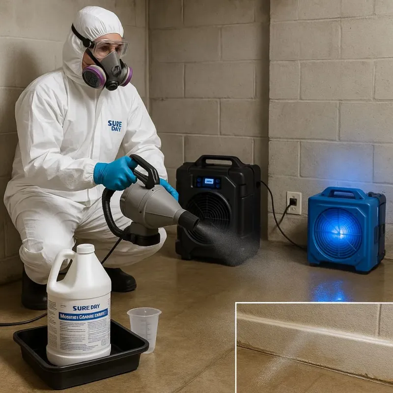 Sanitization and Odor Removal process in Teaticket, MA