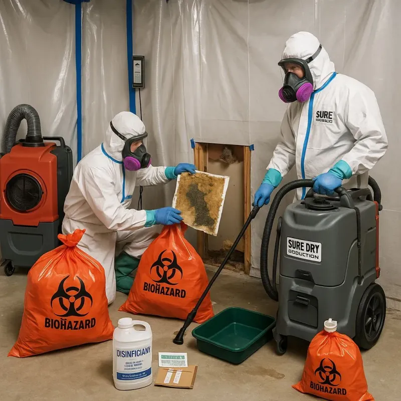 Contaminated Water Handling Protocols process in Teaticket, MA