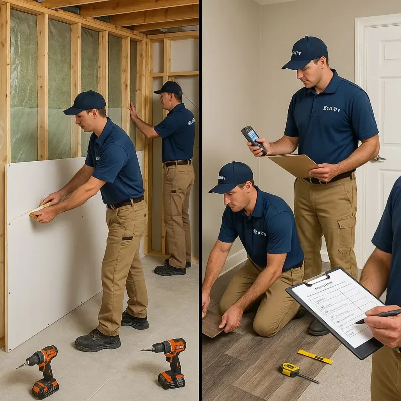 Repairs and Reconstruction process in Teaticket, MA